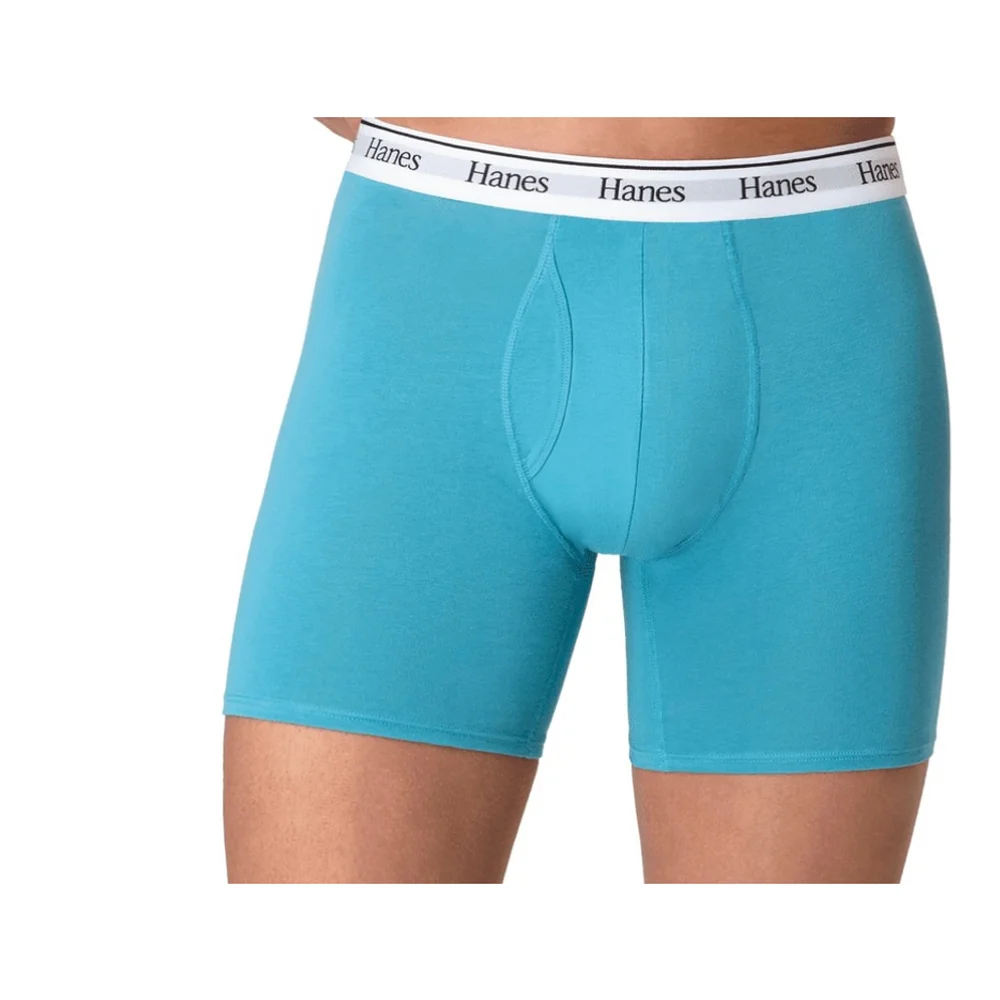 6 PR HANES BOXER BRIEFS-NEW